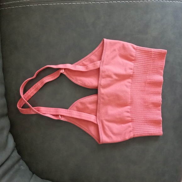 🔥 NWOT!! 🔥 Free People Good Karma Crop Top Coral Size XS - Picture 6 of 7